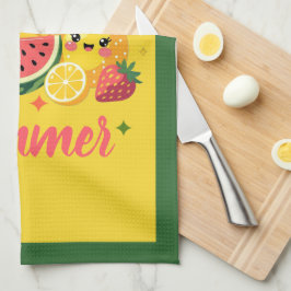 Paño De Cocina Dulce Como Frutas Lindas De Verano | Decoración Tr