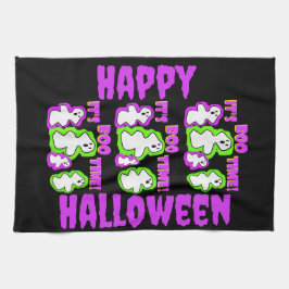 Paño De Cocina Dulce de Halloween Fantasma Diversión Espeluznante