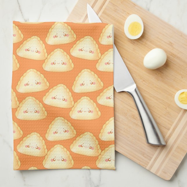 Paño De Cocina Dulce Empanadas De Leche (Doblado Cuarto)