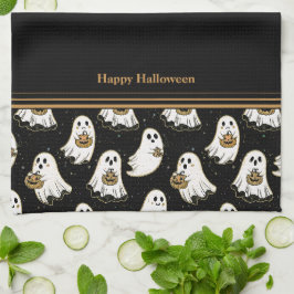 Paño De Cocina Dulce fantasma de Halloween 