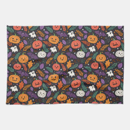 Paño De Cocina Dulce patrón mágico de Halloween