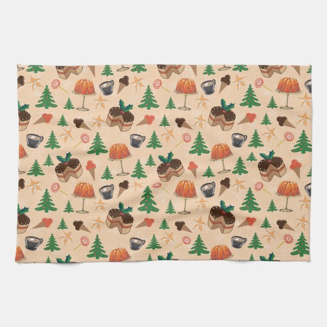Paño De Cocina dulces navidades (Horizontal)