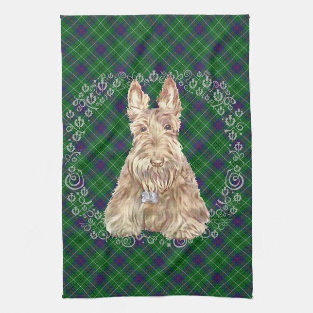 Paño De Cocina Duncan Tartan Scottie (Vertical)