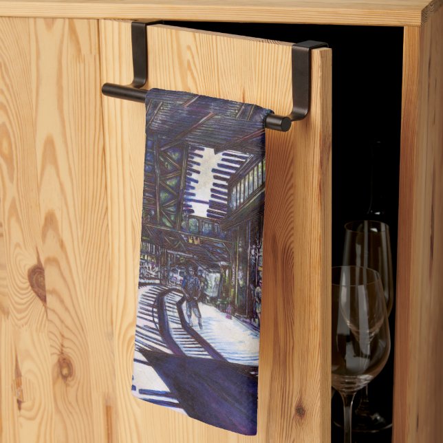 Paño De Cocina Dustar el piano (Pliegue de tercios)