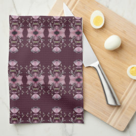 Paño De Cocina Dusty rosa floral