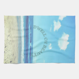 Paño De Cocina Dwell on Beauty beach scene 