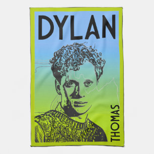 Paño De Cocina Dylan Thomas Welsh Poet