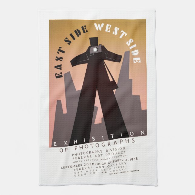 Paño De Cocina East Side ~ West Side (Vertical)