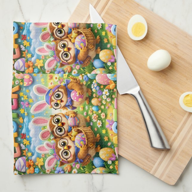 Paño De Cocina easter tea towel (Doblado Cuarto)