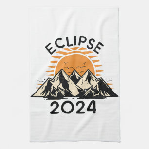 Paño De Cocina Eclipse Solar Total 2024