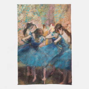 Paño De Cocina Edgar Degas - Bailarinas de azul