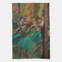 Edgar Degas - Bailarinas, rosadas y verdes