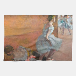 Paño De Cocina Edgar Degas - Bailarinas trepando una escalera