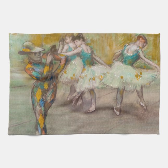Paño De Cocina Edgar Degas - Danza Harlequin (Horizontal)