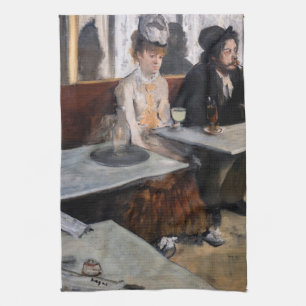 Paño De Cocina Edgar Degas - En un café / The Absinthe