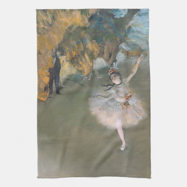 Paño De Cocina Edgar Degas | Estrella o bailarina en el escenario (Vertical)