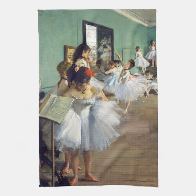 Paño De Cocina Edgar Degas - La clase de danza (Vertical)