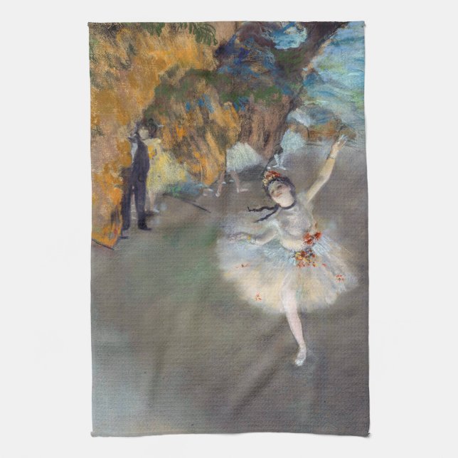 Paño De Cocina Edgar Degas - La estrella / bailarina en el escena (Vertical)