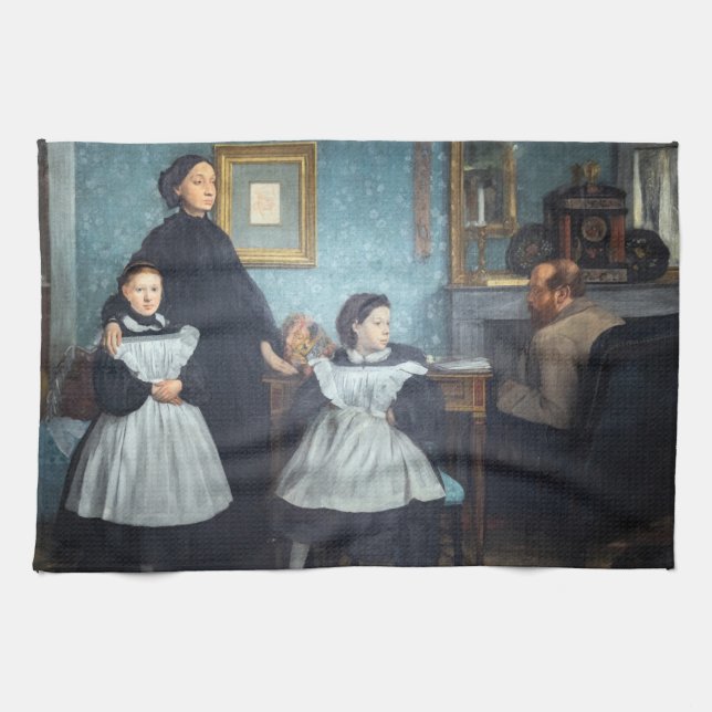 Paño De Cocina Edgar Degas - La familia Bellelli (Horizontal)