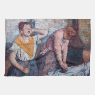 Paño De Cocina Edgar Degas - Planchado femenino
