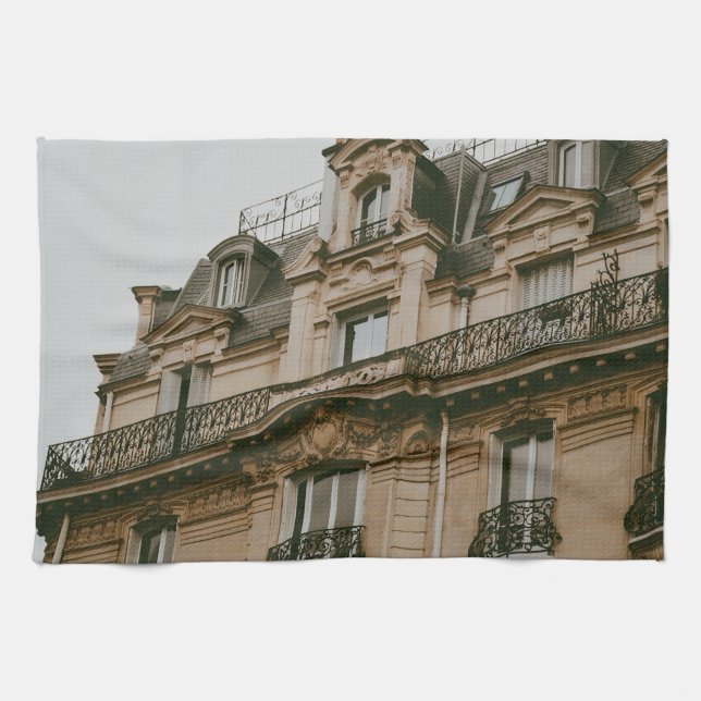 Paño De Cocina Edificio parisino (Horizontal)