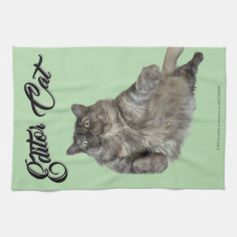Paño De Cocina Editor Cat by RoseWrites Kitchen Towel