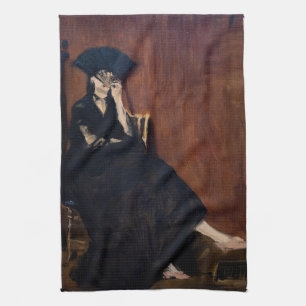 Paño De Cocina Edouard Manet - Berthe Morisot con un ventilador