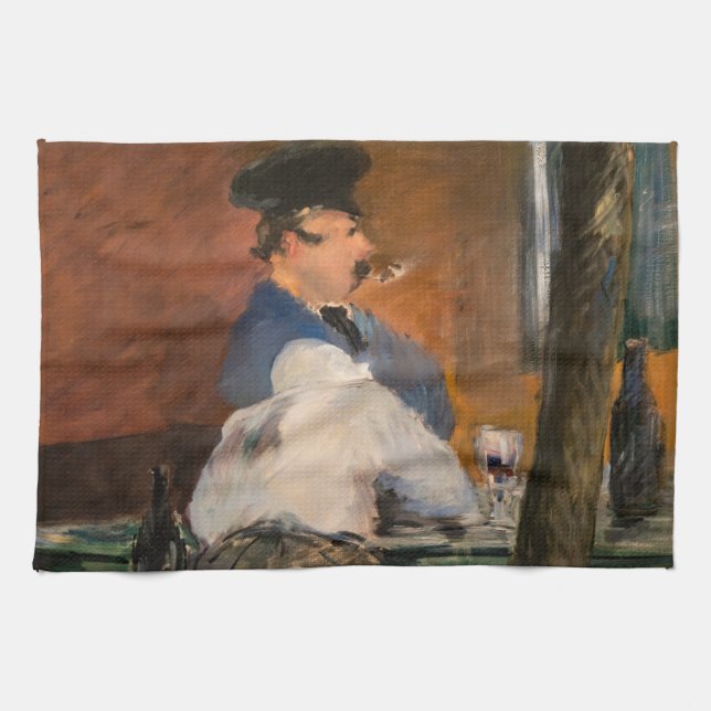 Paño De Cocina Edouard Manet - El Bar, Le Bouchon (Horizontal)