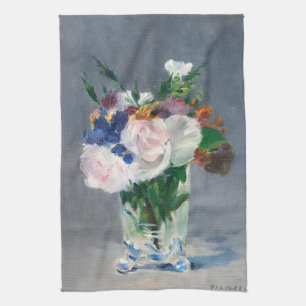Paño De Cocina Edouard Manet - Flores en una bolsa de cristal