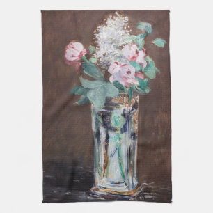 Paño De Cocina Edouard Manet - Flores en una bolsa de cristal