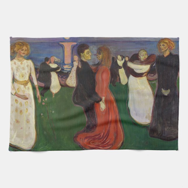 Paño De Cocina Edvard Munch - El baile de la vida (Horizontal)