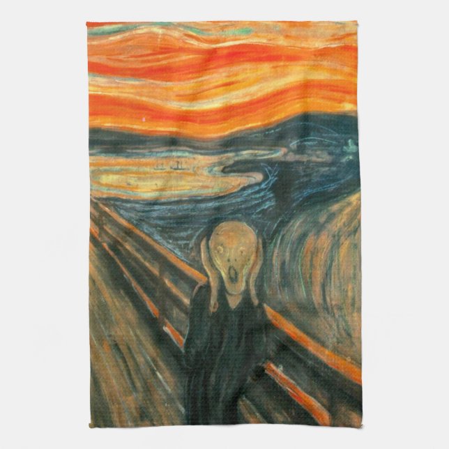 Paño De Cocina EDVARD MUNCH - el grito 1893 (Vertical)