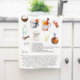 Paño De Cocina Eggnog casero definitivo | Heirloom de recetas