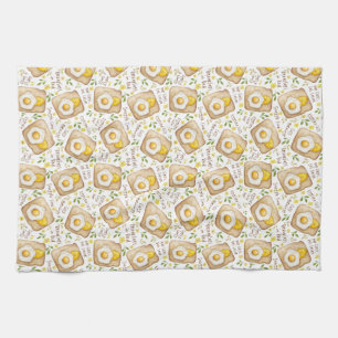 Paño De Cocina Eggstra Cosy Snuggle Nap & Toasty Breakfast Floral