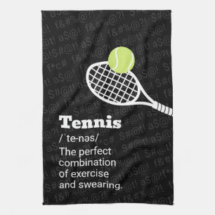 Paño De Cocina Ejercicio de definición de tenis y juramento