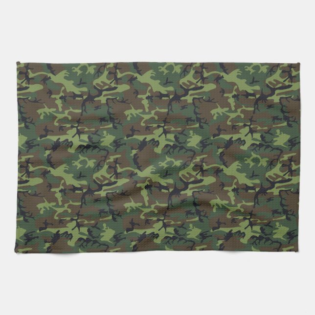 Paño De Cocina Ejército Camo (Horizontal)