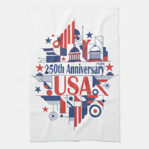Paño De Cocina El 250 aniversario de Estados Unidos