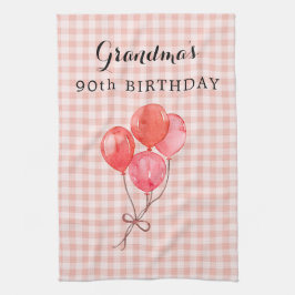 Paño De Cocina El 90 cumpleaños de la abuela