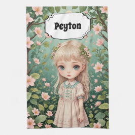 Paño De Cocina El abrazo de Blossom personalizado