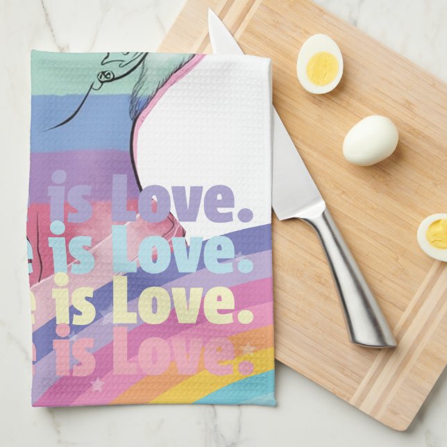 Paño De Cocina El amor es amor (Doblado Cuarto)