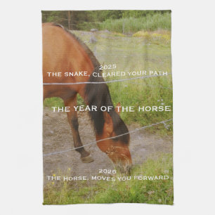 Paño De Cocina El año del Caballo, 2026 cita 