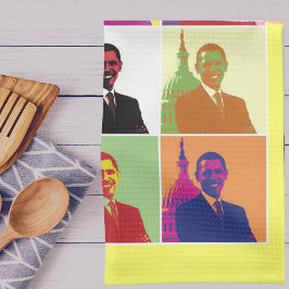 Paño De Cocina El arte pop del presidente Obama