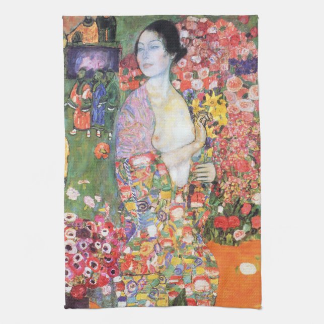Paño De Cocina El bailarín, Gustav Klimt (Vertical)