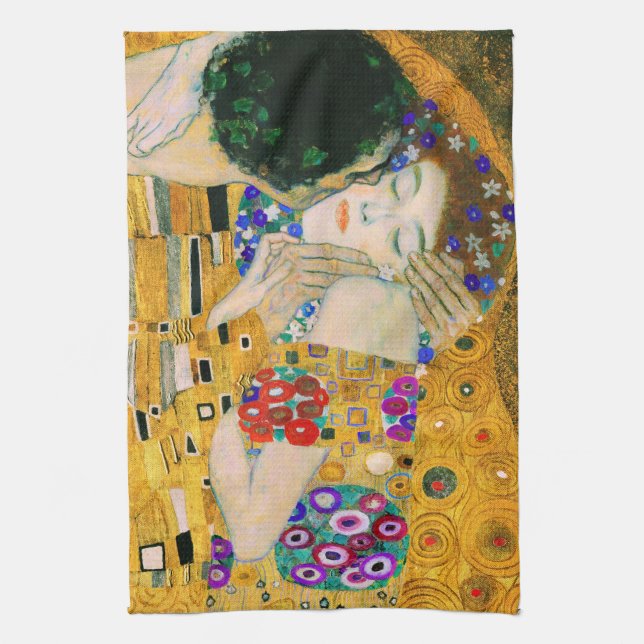 Paño De Cocina El beso de Gustav Klimt (Vertical)