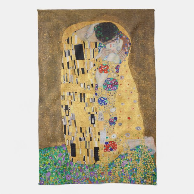 Paño De Cocina El beso de Gustav Klimt (Vertical)