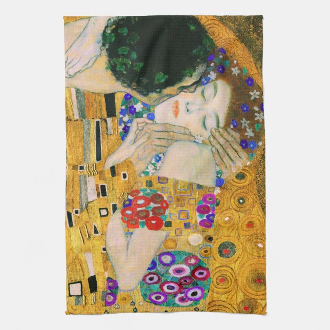 Paño De Cocina El beso de Gustav Klimt (Vertical)