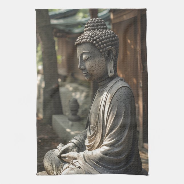 Paño De Cocina El Buda Tranquilo (Vertical)