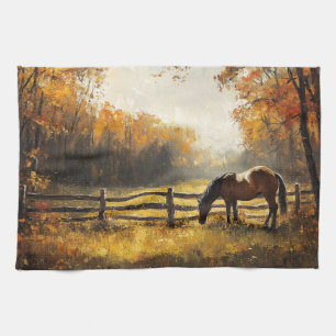 Paño De Cocina El caballo en la pintura de la Hora de Oro