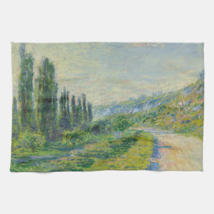 Paño De Cocina El camino a Vétheuil (por Claude Monet)