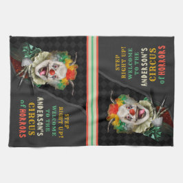 Paño De Cocina El circo del partido de Halloween frena al Persona